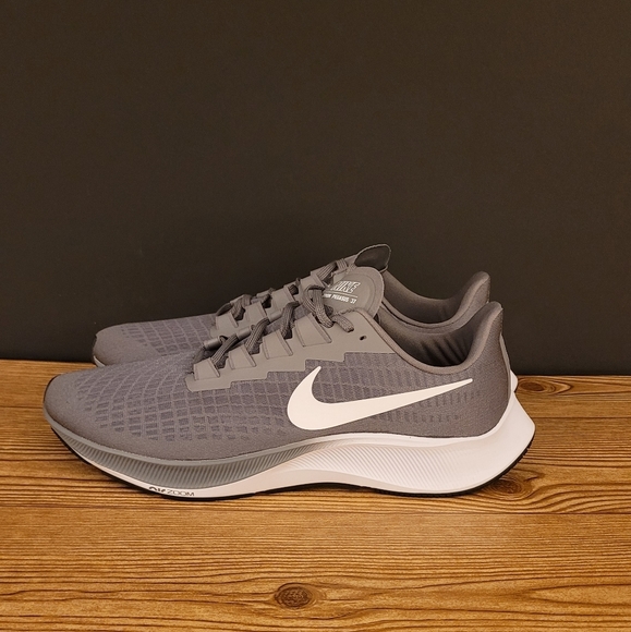 Nike Other - New Nike Air Zoom Pegasus 37 running shoes gray 12.5 sneakers NWB